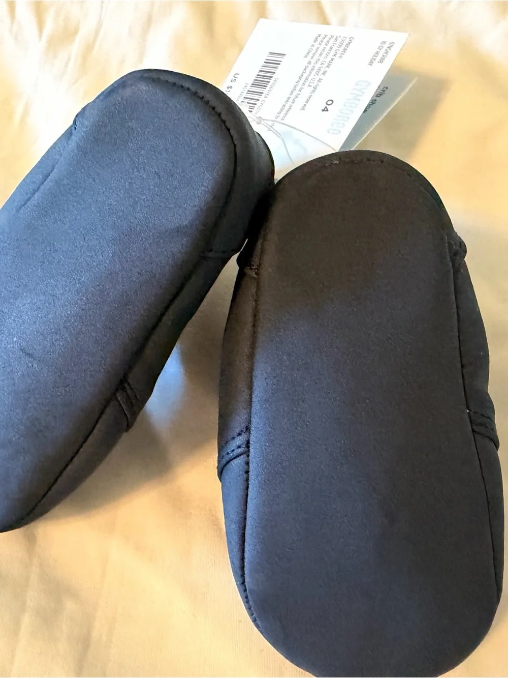 Baby Gymboree Faux Suede Lace-Up Booties – Navy | Baby Shoes | New with Tags